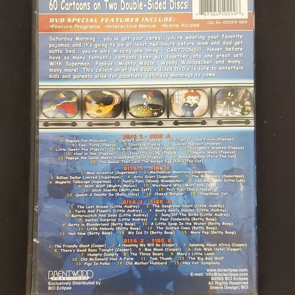 Classic Cartoons Vol. 1 & 2 DVD - Picture 4 of 4